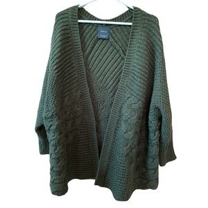 ZARA knit open thick cardigan M